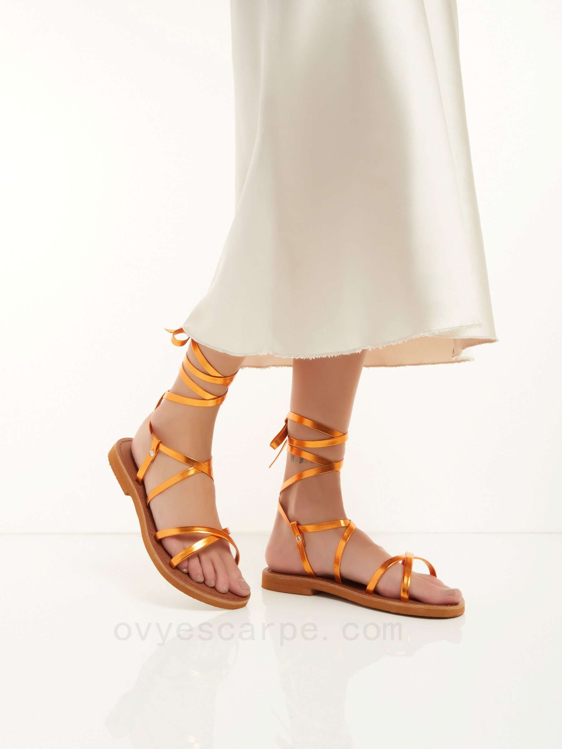 (image for) Outlet Online Greek Flat Sandal F08161027-0699 ovye scarpe